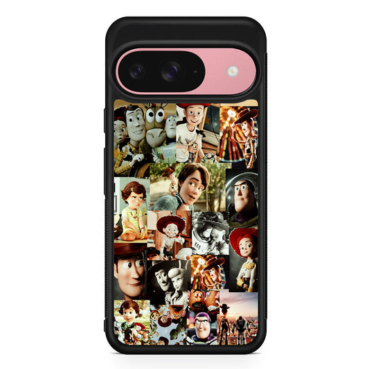 Toy Story Aesthetic Vintage Google Pixel 9 Case | Google Pixel 9 Protective Rubber Case