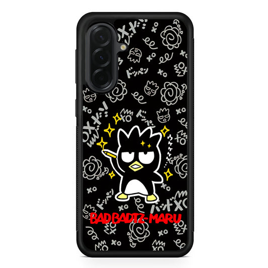 Badtz Maru Sanrio Black Samsung Galaxy A36 Case | Protective Rubber Cover
