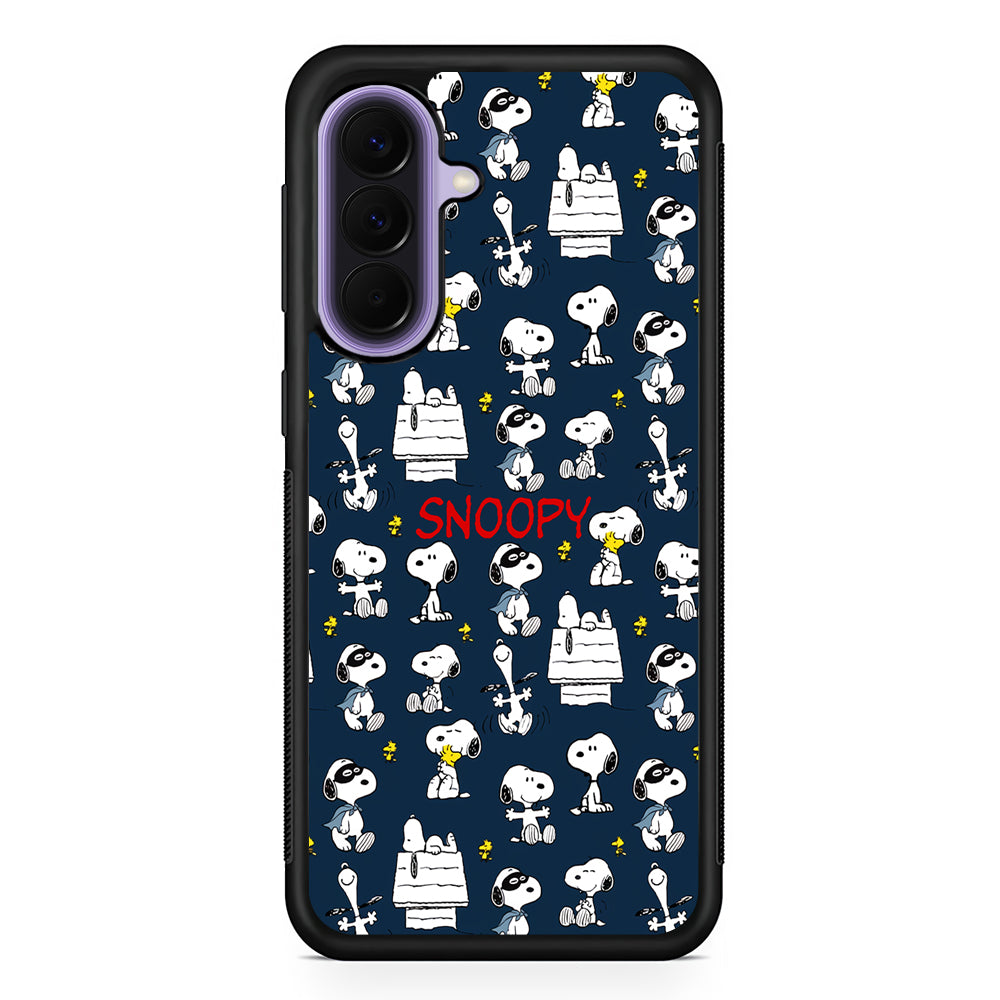 Snoopy All Activity Samsung Galaxy A57 Case | Slim Samsung Galaxy A57 Rubber Case