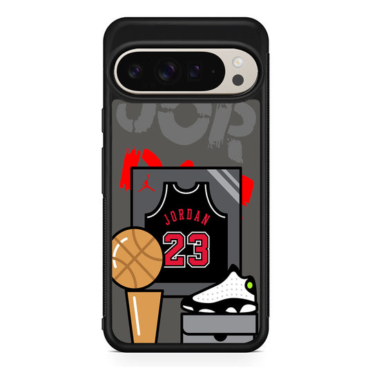Air Jordan Trophy and Glory Google Pixel 9 Pro Case | Slim Protective Cover