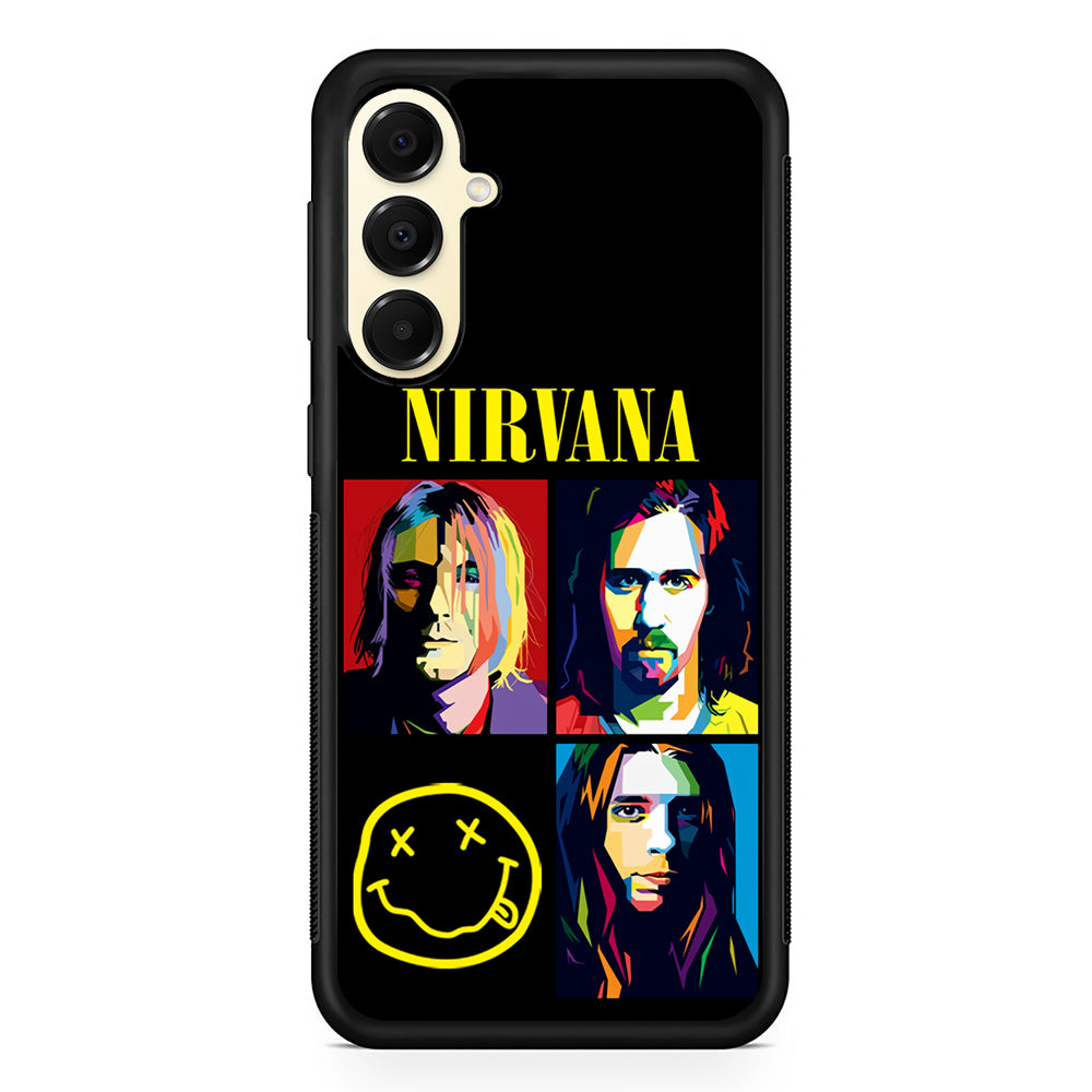Nirvana Member Pop Art Samsung Galaxy A16 Case | Slim Rubber Samsung Galaxy A16 Case