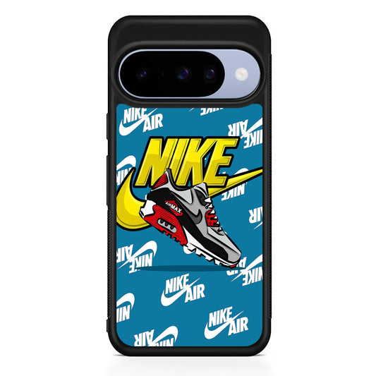 Nike Air Max Power Up Google Pixel 10 Case | Google Pixel 10 Rubber Protective Case