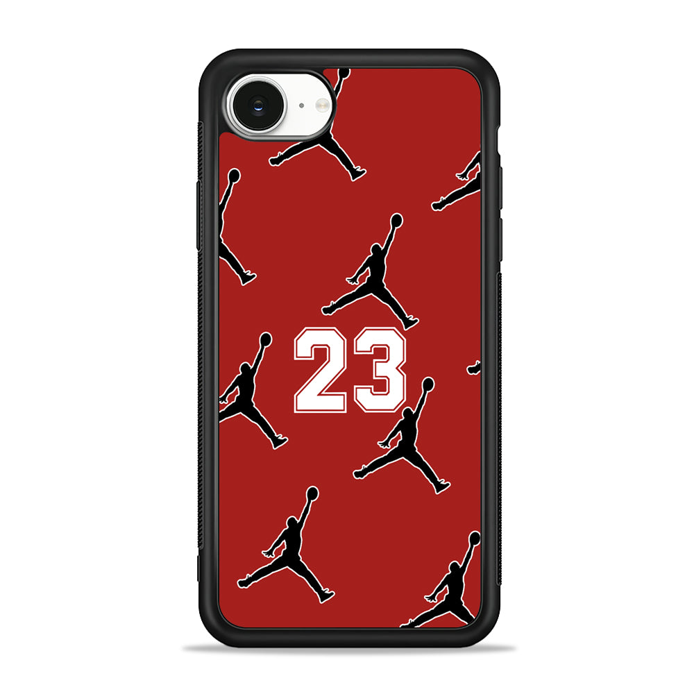 Air Jordan Red Scarlet iPhone 16e Case - Slim Silicone Case