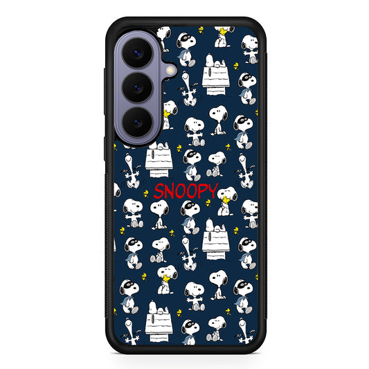 Snoopy All Activity Samsung Galaxy S26 Case | Durable Rubber Case for Samsung Galaxy S26
