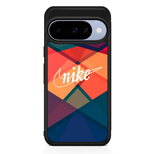 Nike Shape Mix Colour Google Pixel 10 Case | Google Pixel 10 Rubber Protective Case