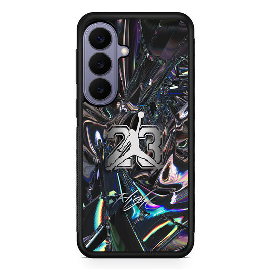 Air Jordan Abstract Mirror Backdrop Samsung Galaxy S26 Case | Slim Protective Rubber Case for Samsung S26