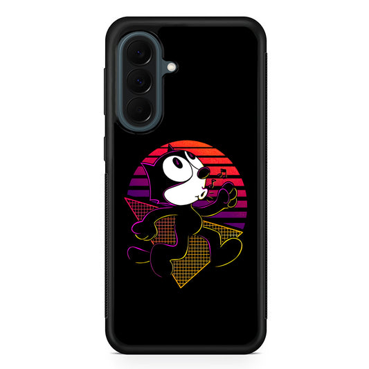 Felix The Cat Whistling Samsung Galaxy A37 Case | Samsung Galaxy A37 Rubber Phone Case
