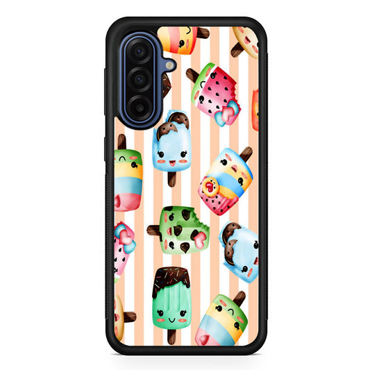 Cute Face Ice Cream Stick Samsung Galaxy A17 Case | Slim Protective Phone Cover