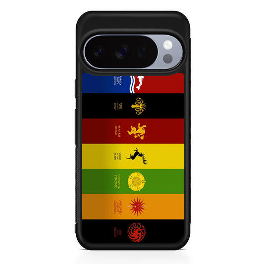 Game Of Thrones Flag Slogan Google Pixel 10 Pro Case | Slim Google Pixel 10 Pro Rubber Case