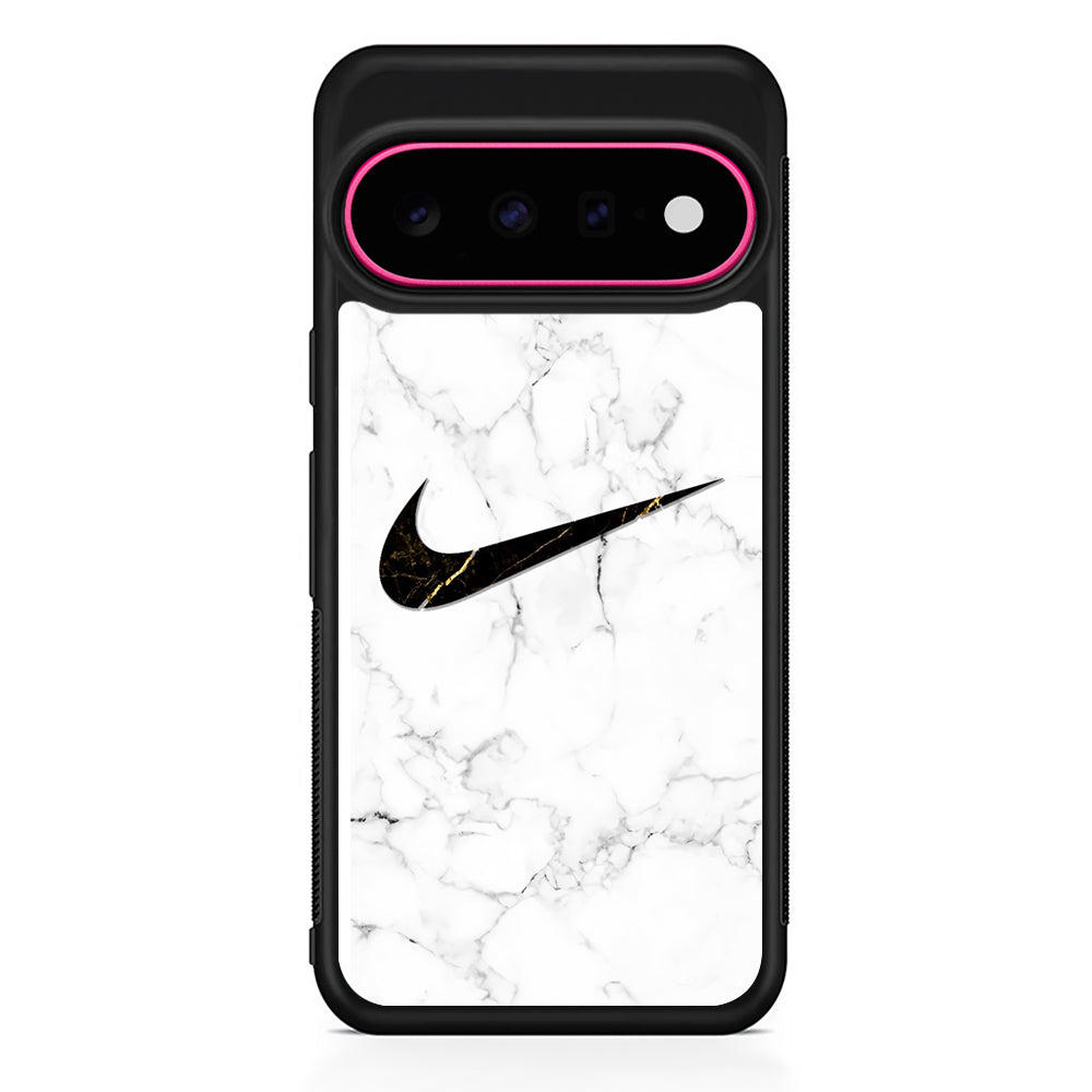 Nike Gold Line in Marble Google Pixel 11 Case - Stylish Protective Phone Case
