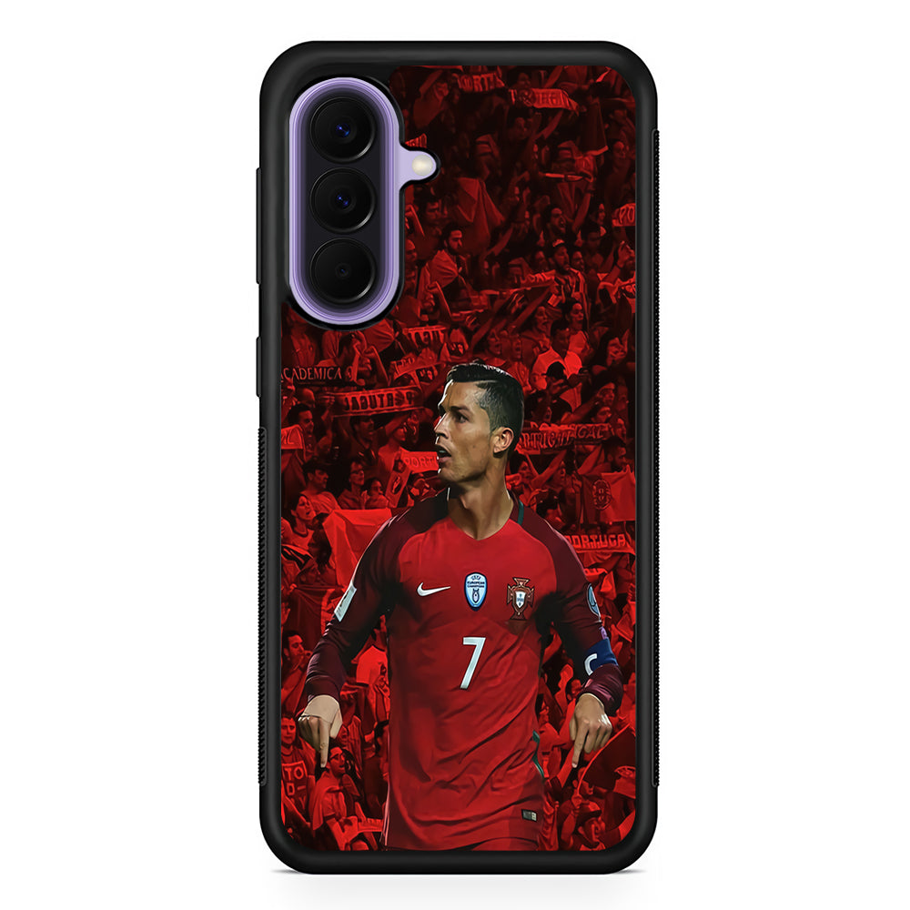 Cristiano Ronaldo Portugal Samsung Galaxy A57 Case | Slim Samsung Galaxy A57 Rubber Case