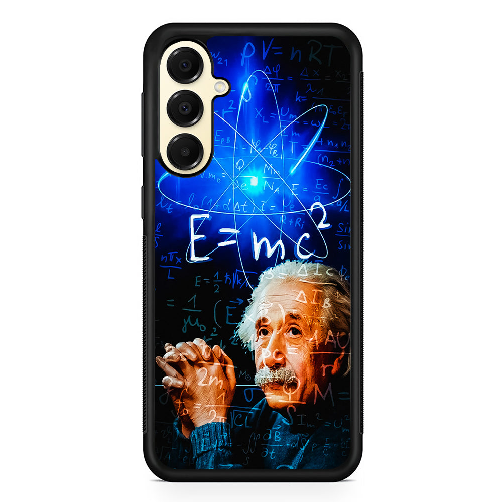 Albert Einstein Physical Formulas Samsung Galaxy A16 Case | Slim Rubber Samsung Galaxy A16 Case
