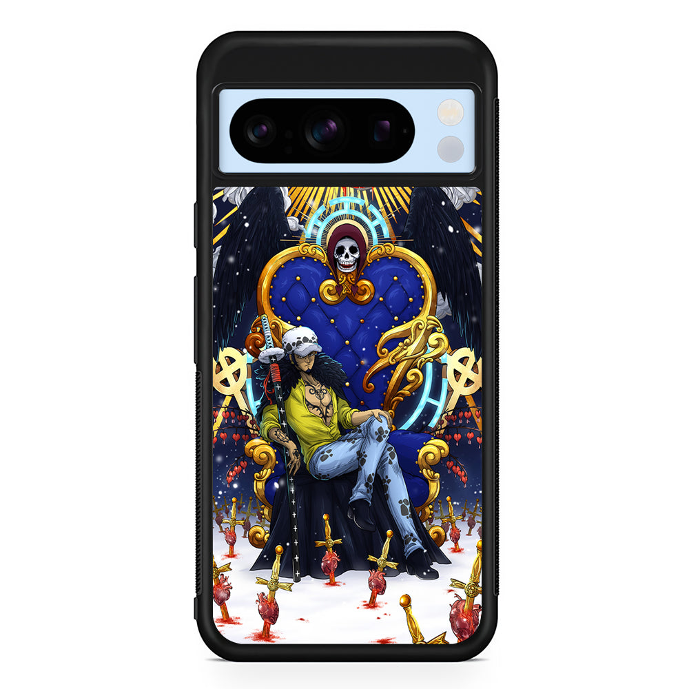 One Piece Trafalgar Law Heart Stealer Google Pixel 8 Pro Case | Slim Rubber Case for Google Pixel 8 Pro