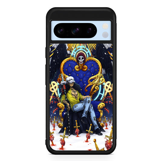 One Piece Trafalgar Law Heart Stealer Google Pixel 8 Pro Case | Slim Rubber Case for Google Pixel 8 Pro