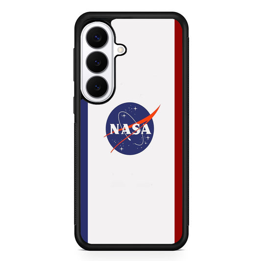 Nasa Stripe Blue Red Emblem Samsung Galaxy S26 Plus Case | Lightweight Protective Cover for Galaxy S26 Plus
