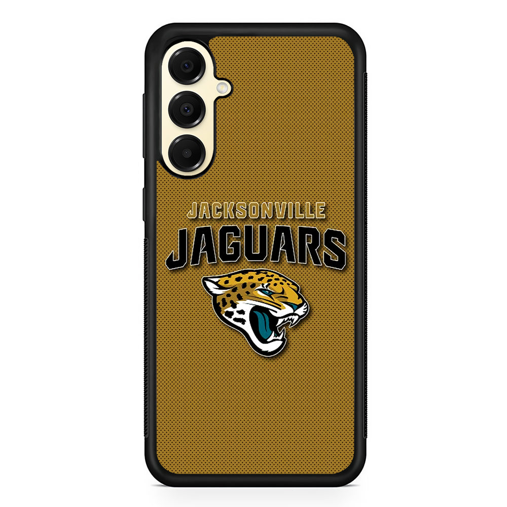 NFL Jacksonville Jaguars Logo Samsung Galaxy A16 Case | Slim Rubber Samsung Galaxy A16 Case