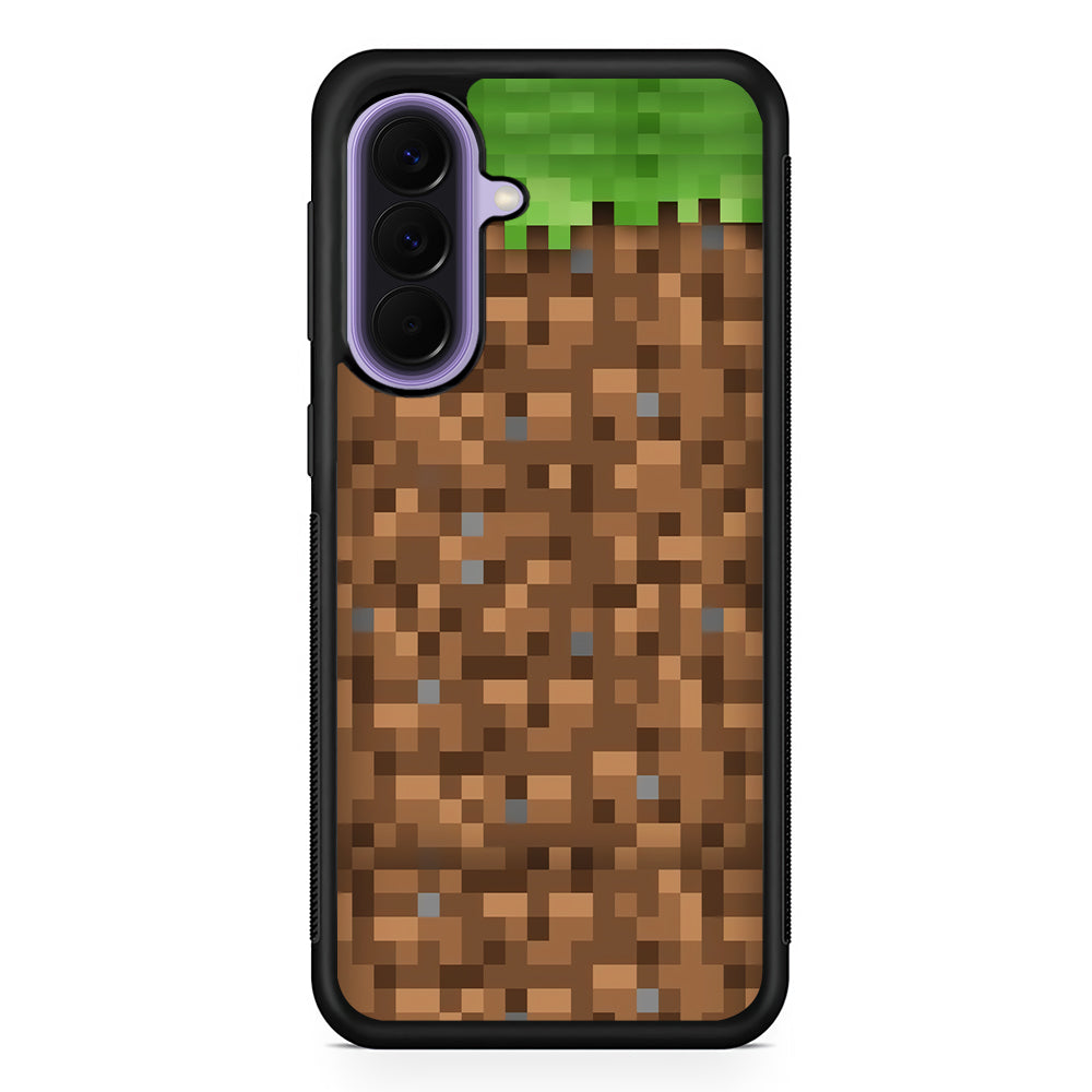 Minicraft Block Pixel Samsung Galaxy A57 Case | Slim Samsung Galaxy A57 Rubber Case