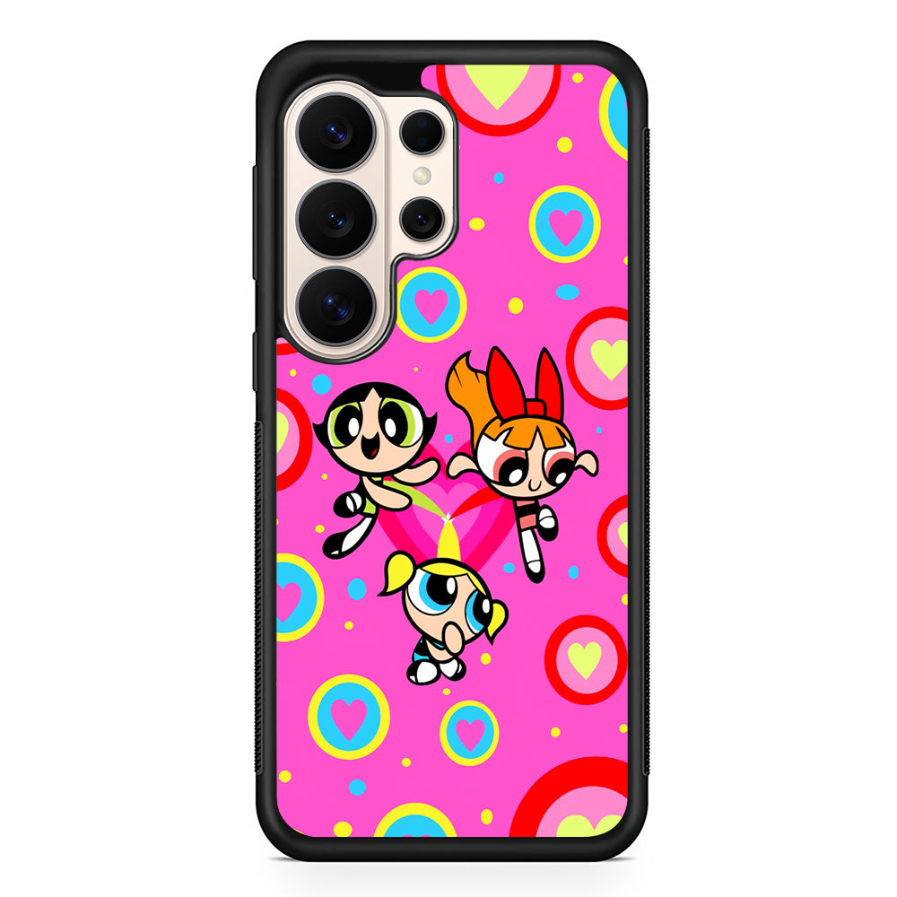 The Powerpuff Girls Love Pattern Samsung Galaxy S26 Ultra Case | Slim Protective Case for Samsung Galaxy S26 Ultra