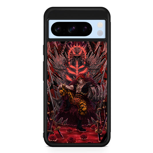 One Piece Eustass Captain Kid Google Pixel 8 Pro Case | Slim Rubber Case for Google Pixel 8 Pro