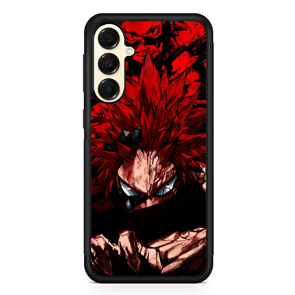 Red Riot Eijiro Kirishima Unbreakable Samsung Galaxy A16 Case | Slim Rubber Samsung Galaxy A16 Case