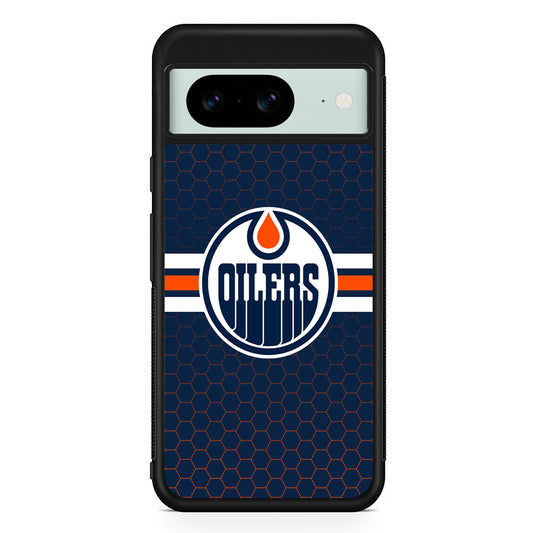 NHL Edmonton Oilers Logo Google Pixel 8 Case | Durable Protective Cover for Google Pixel 8