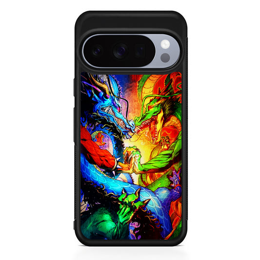 Kaido VS Shenron Crossover Google Pixel 10 Pro Case | Slim Google Pixel 10 Pro Rubber Case
