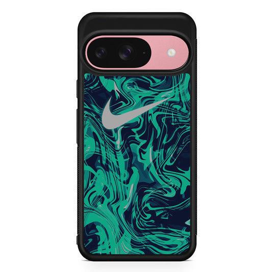 Nike Logo Tosca Marble Google Pixel 9 Case | Durable Google Pixel 9 Cover