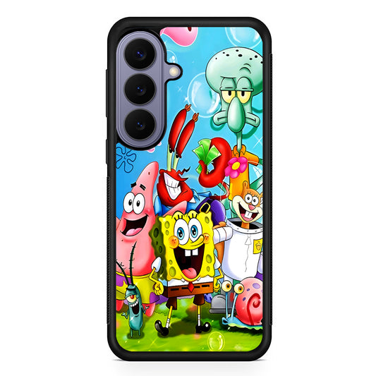 SpongeBob SquarePants Family Samsung Galaxy S26 Case | Durable Rubber Case for Samsung Galaxy S26