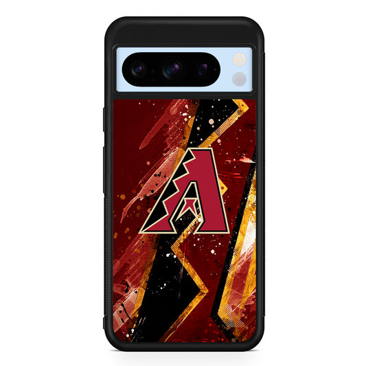 MLB Arizona Diamondbacks Team Google Pixel 8 Pro Case | Slim Rubber Case for Google Pixel 8 Pro