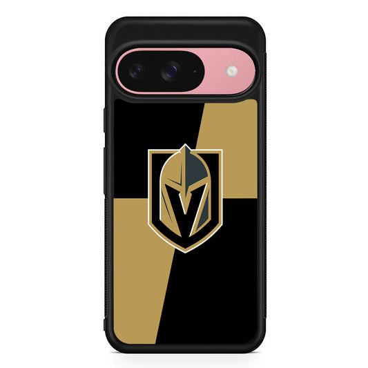NHL Vegas Golden Knights Logo Google Pixel 9 Case | Google Pixel 9 Protective Rubber Case