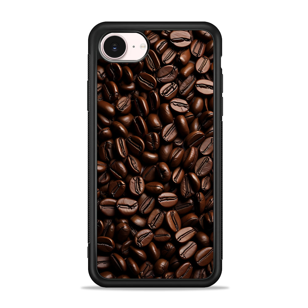 Heap of Roasted Coffee Beans iPhone 17e Case - Silicone Case