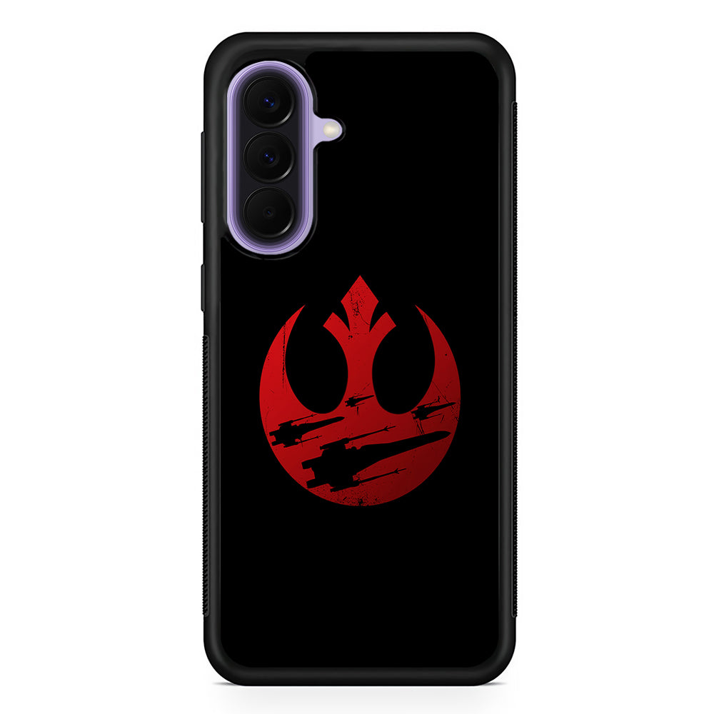 Rebel Alliance Star Wars Red Samsung Galaxy A57 Case | Slim Samsung Galaxy A57 Rubber Case
