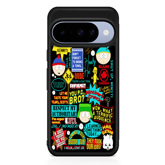 South Park Quotes Google Pixel 10 Case | Google Pixel 10 Rubber Protective Case