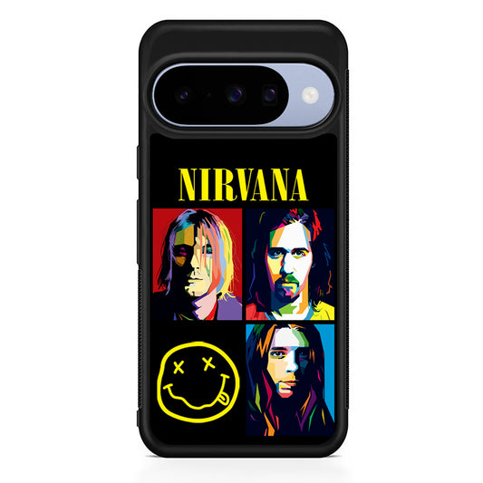 Nirvana Member Pop Art Google Pixel 10 Case | Google Pixel 10 Rubber Protective Case