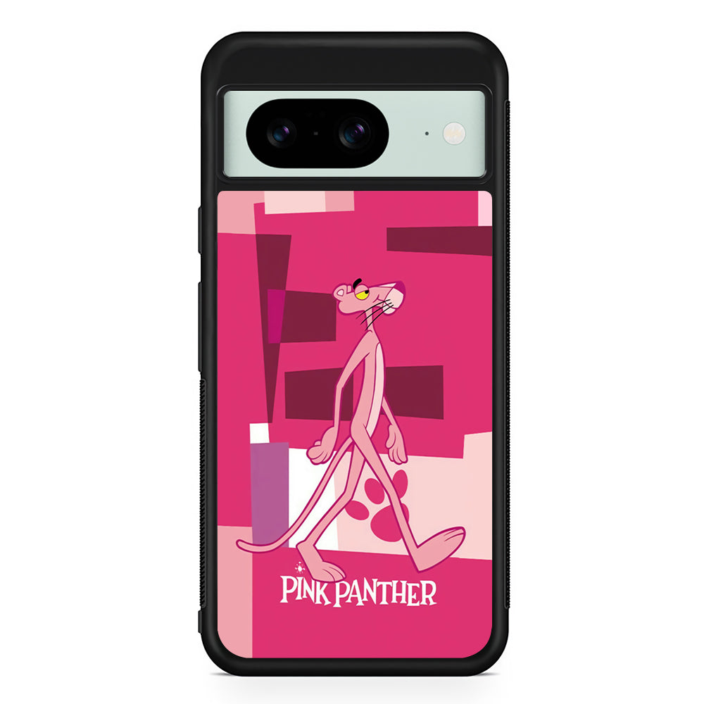 Pink Panther Walk Away Google Pixel 8 Case | Durable Protective Cover for Google Pixel 8