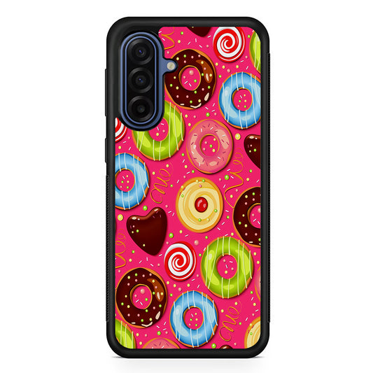 Pink Sweet Cute Donuts Samsung Galaxy A17 Case | Slim Protective Phone Cover
