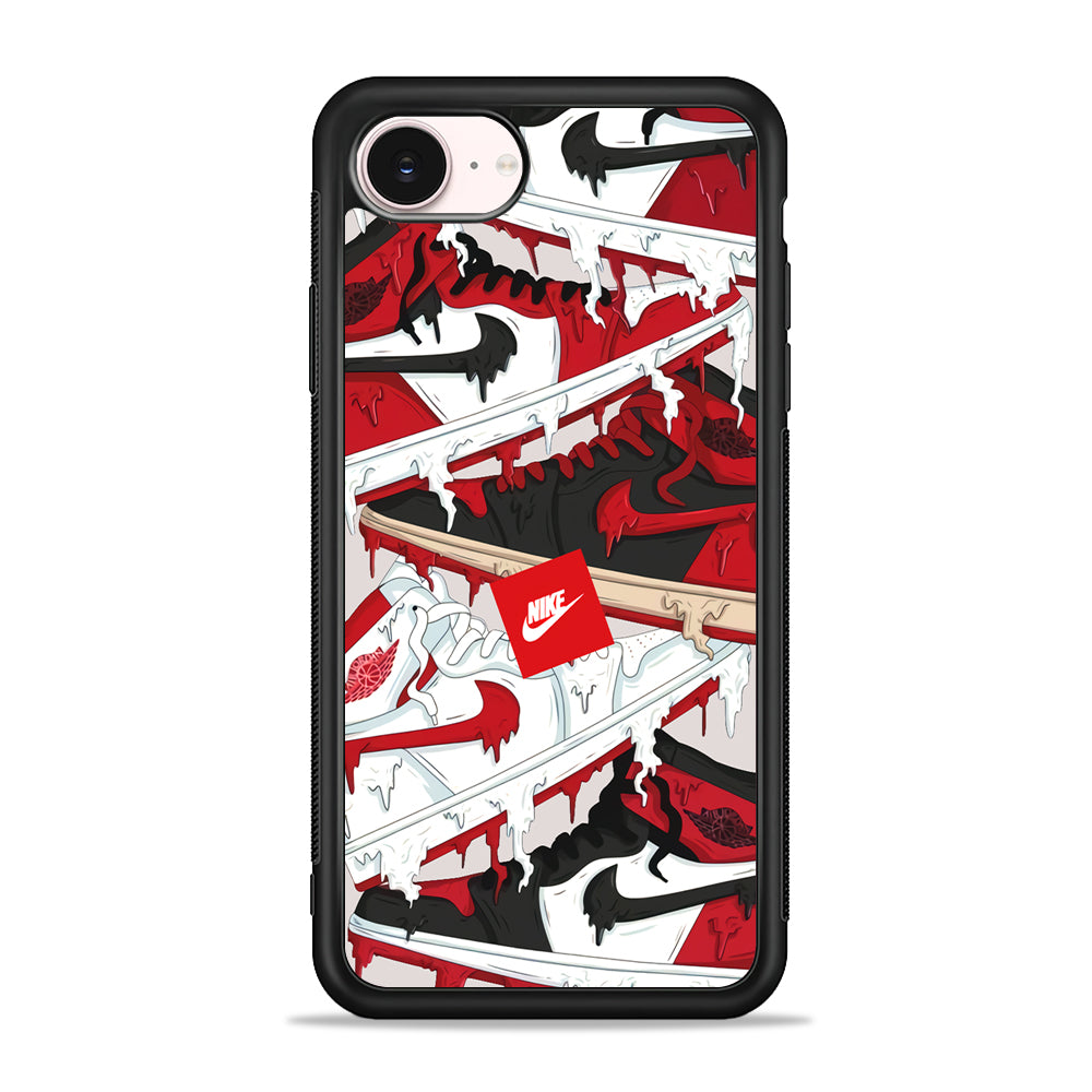 Nike Melt and Drip iPhone 17e Case - Silicone Case