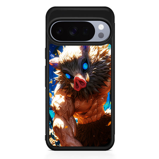 Demon Slayer Inosuke Wild Boar Mask Google Pixel 10 Pro Case | Slim Google Pixel 10 Pro Rubber Case