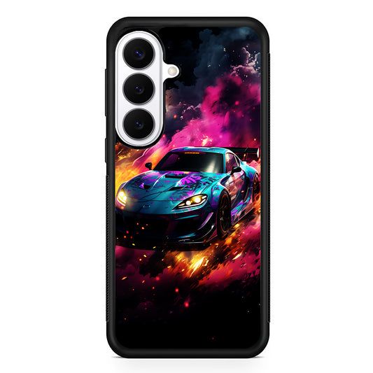Car City Drift Smoke Samsung Galaxy S26 Plus Case | Slim Protective Cover for Samsung Galaxy S26 Plus