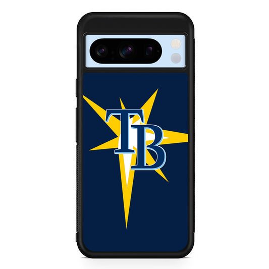 MLB Tampa Bay Rays Team Google Pixel 8 Pro Case | Slim Rubber Case for Google Pixel 8 Pro