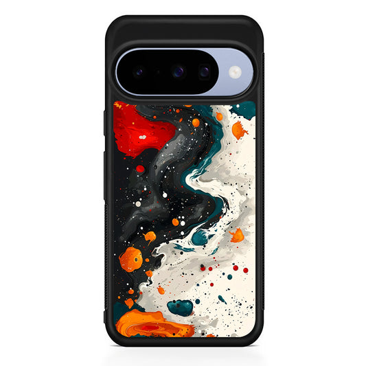 Liquid Abstract Painting Art Google Pixel 10 Case | Google Pixel 10 Rubber Protective Case