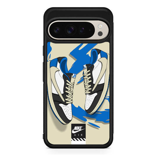 Nike Blue Whirlwind Google Pixel 9 Pro Case | Slim Protective Cover