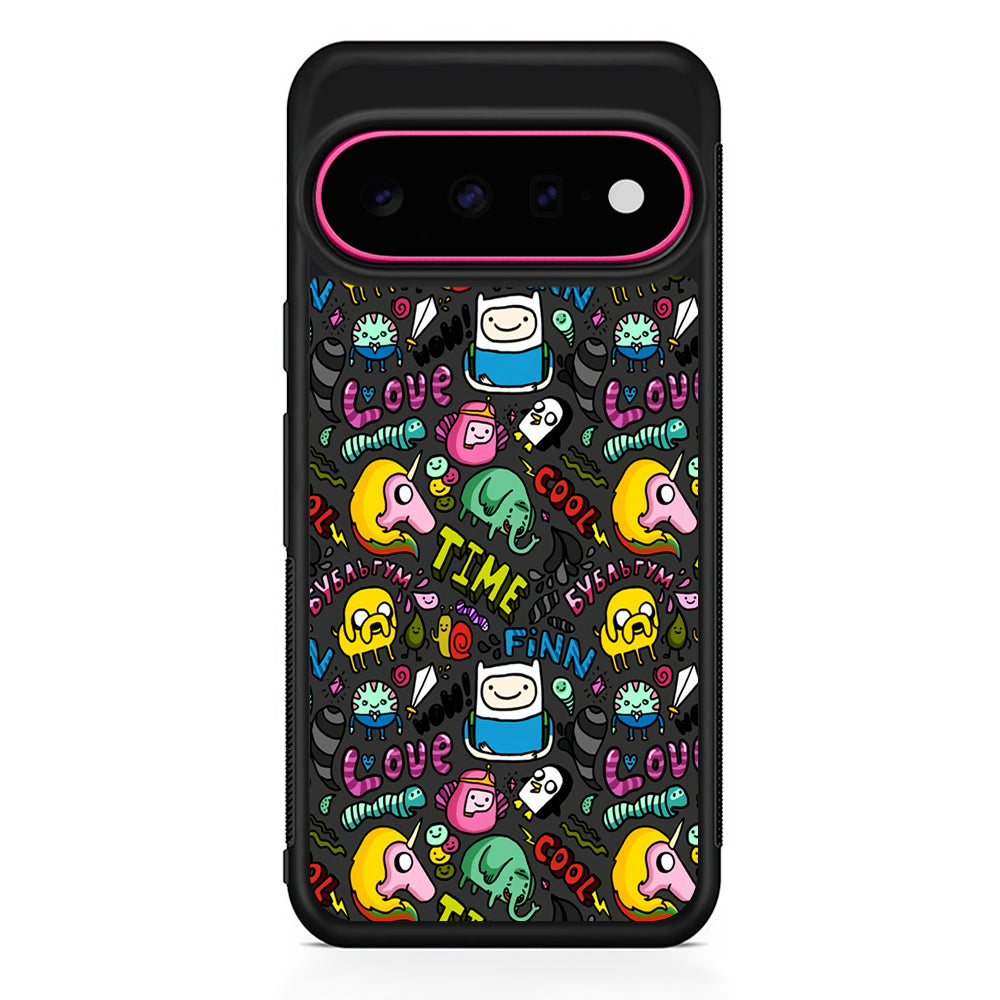 Adventure Time Pattern Google Pixel 11 Case | Slim Shockproof Cover