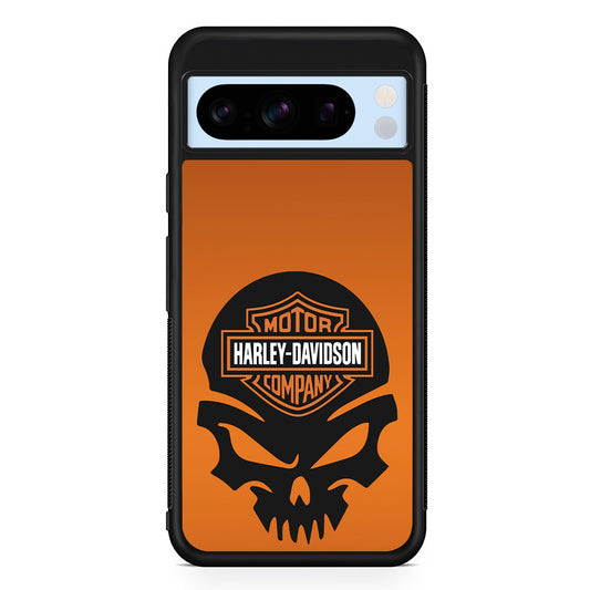 Harley Orange Skull Emblem Google Pixel 8 Pro Case | Premium Protective Case for Google Pixel 8 Pro
