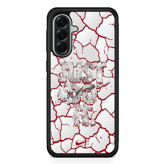 Nike On The Red Crack Samsung Galaxy A56 Case | Durable Samsung Galaxy A56 Cover