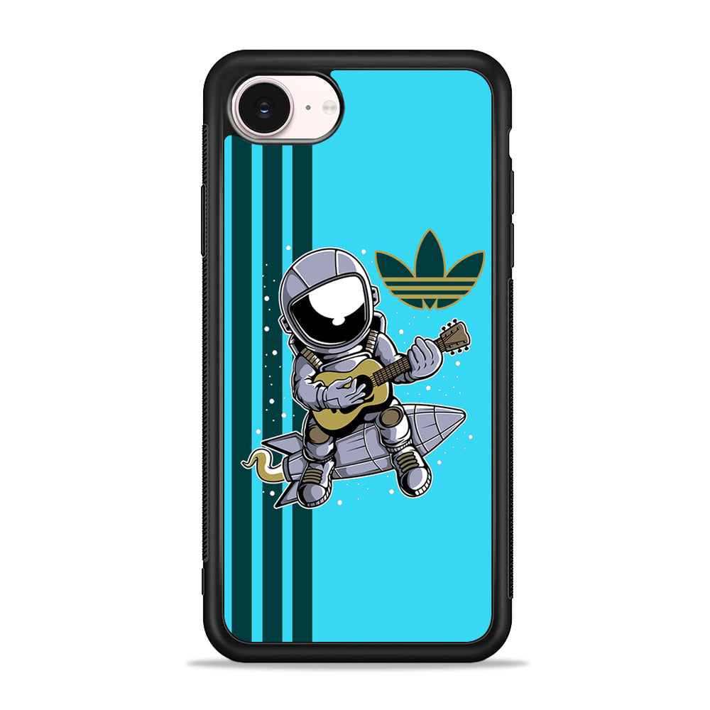 Adidas Astronaut Guitar iPhone 17e Case - Silicone Case