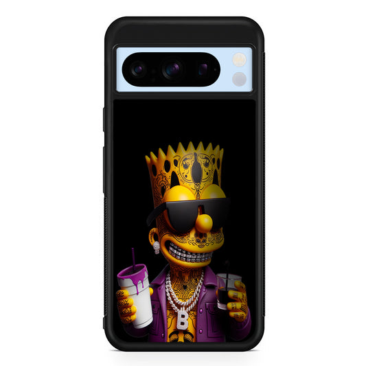 Bart Simpson The Rapper Google Pixel 8 Pro Case | Slim Rubber Case for Google Pixel 8 Pro
