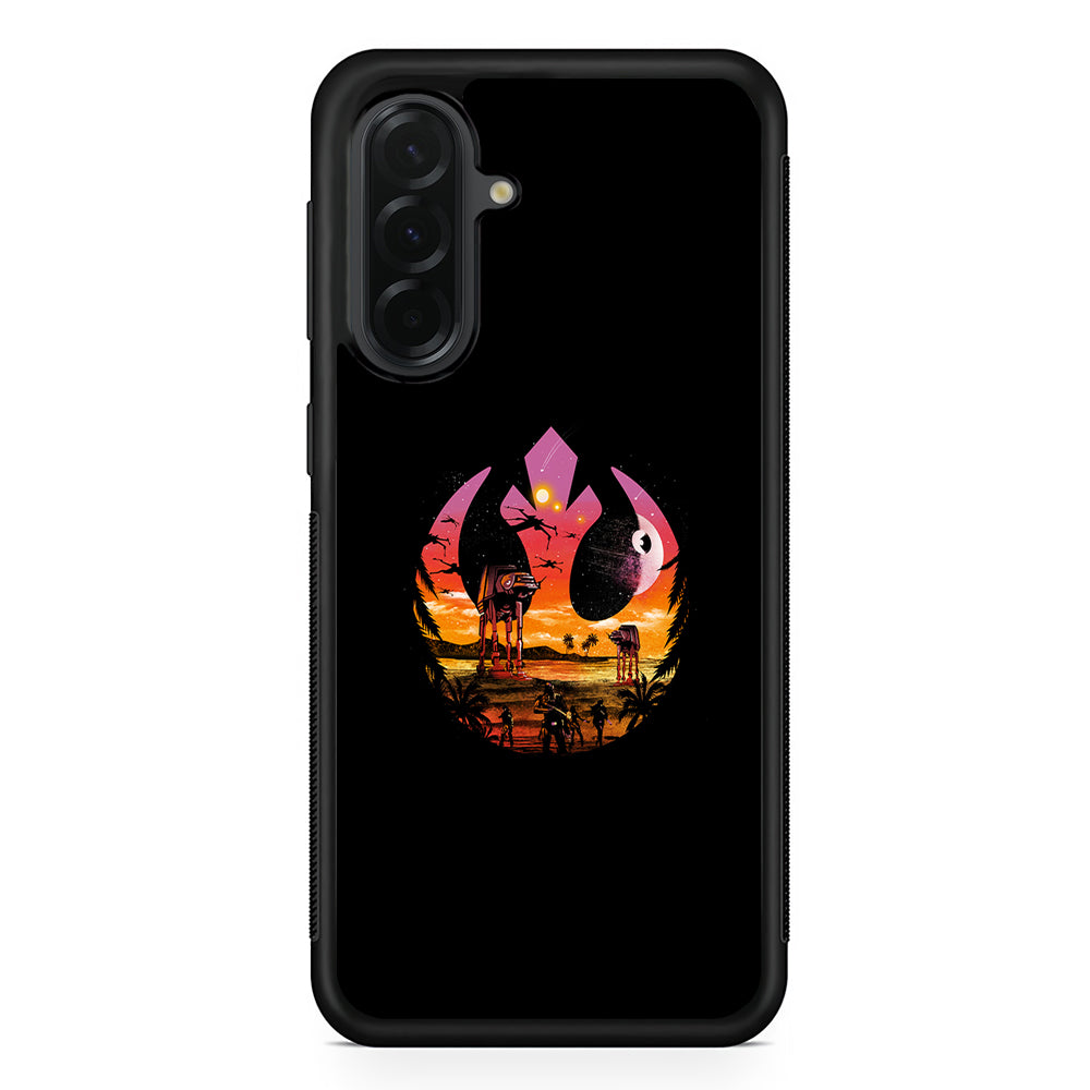 Rebel Alliance Logo Star Wars Samsung Galaxy A36 Case | Protective Rubber Cover