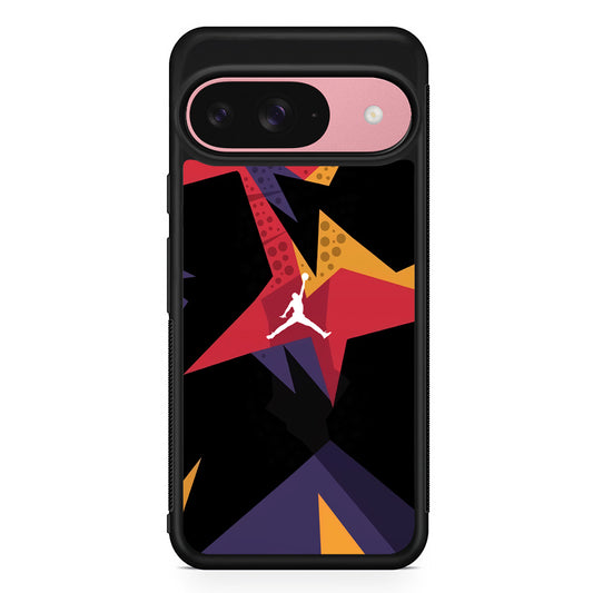 Air Jordan Silhouette of Footstep Google Pixel 9 Case | Google Pixel 9 Protective Rubber Case