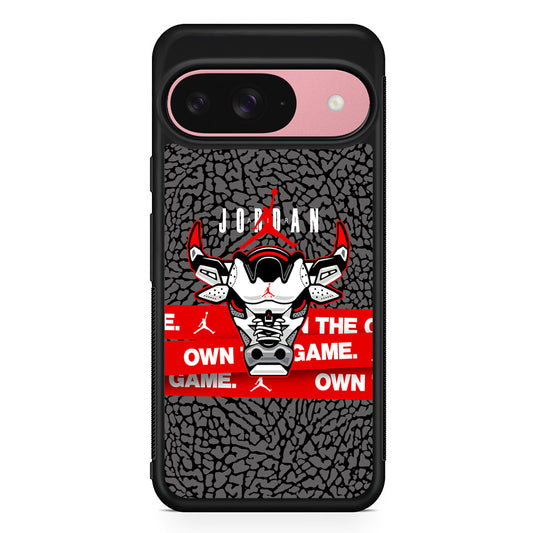 Air Jordan The Bull Head Google Pixel 9 Case | Google Pixel 9 Protective Rubber Case